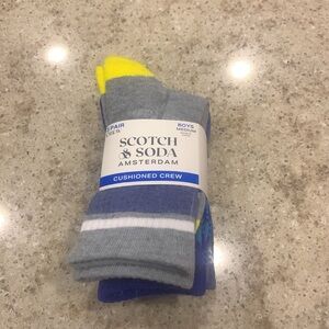 NWT Scotch & Soda 3-Pack Crew Socks Size Medium